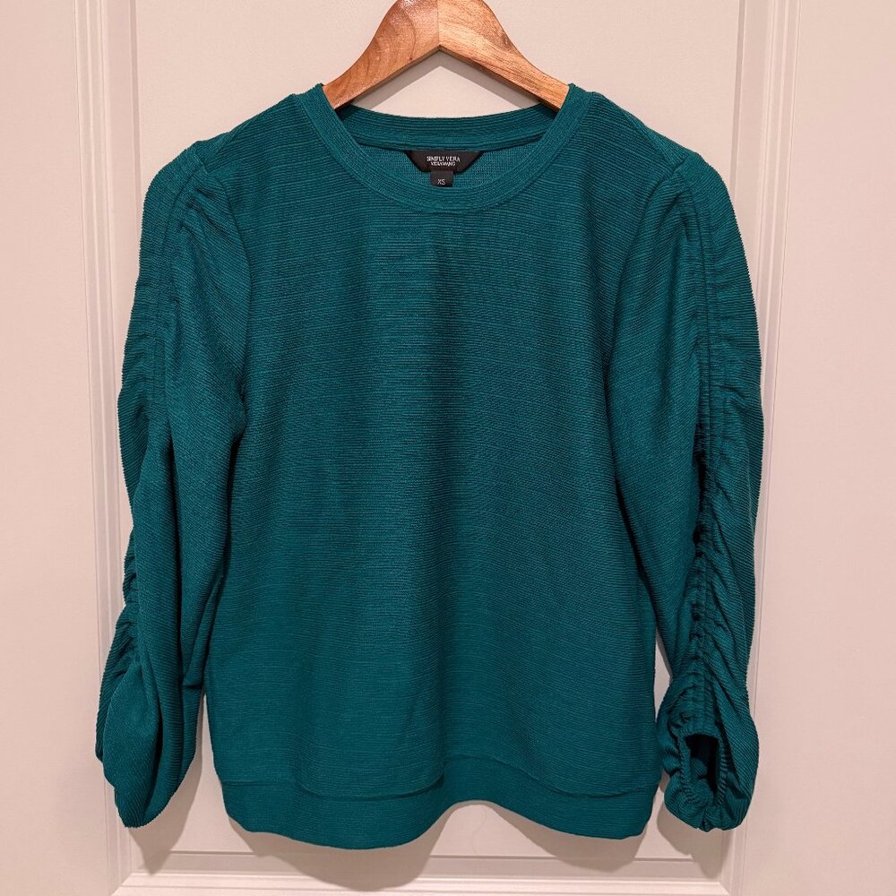 Vera Wang green blouse